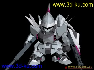 3D打印模型庆祝论坛重开，发新截出的sd能天使的图片