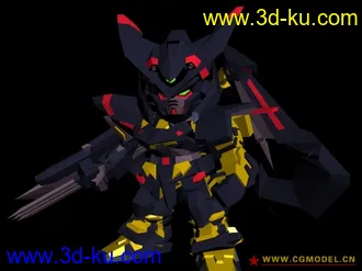 3D打印模型庆祝论坛重开，发新截出的sd能天使的图片