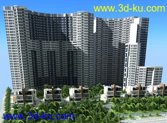 3D打印模型虚拟现实 完整场景 小品设施齐全的图片