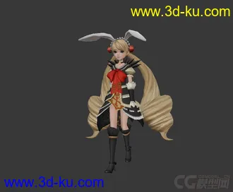 3D打印模型可爱小萝莉一枚的图片