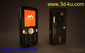 3D打印模型索尼爱立信手机_Sony Ericsson w810i的图片