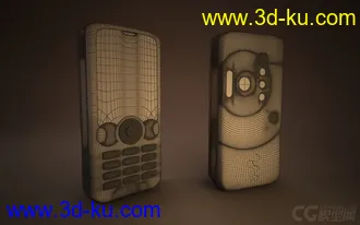 3D打印模型索尼爱立信手机_Sony Ericsson w810i的图片