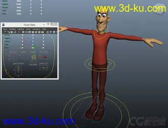 3D打印模型可以学习的人物一个 +有绑定动画的图片