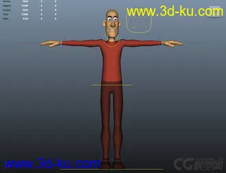 3D打印模型可以学习的人物一个 +有绑定动画的图片