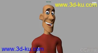 3D打印模型可以学习的人物一个 +有绑定动画的图片