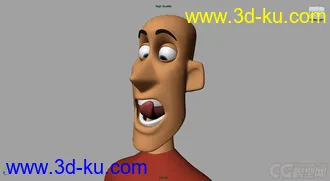 3D打印模型可以学习的人物一个 +有绑定动画的图片