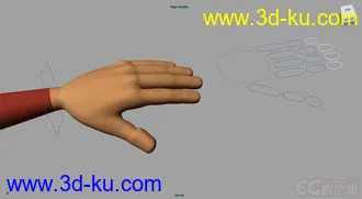 3D打印模型可以学习的人物一个 +有绑定动画的图片