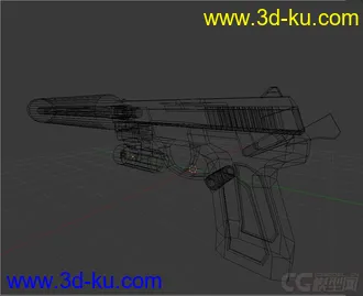3D打印模型92式手枪的图片
