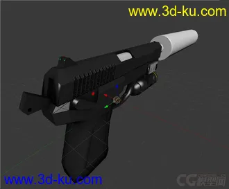 3D打印模型92式手枪的图片