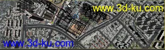 3D打印模型一个建筑鸟瞰场景 感觉还可以 喜欢的可以收藏哦的图片
