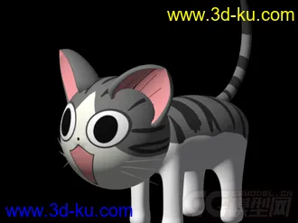 3D打印模型甜甜私房猫，喵小叽的图片