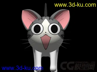 3D打印模型甜甜私房猫，喵小叽的图片