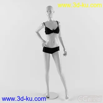 内衣裤的石膏模特模型的图片
