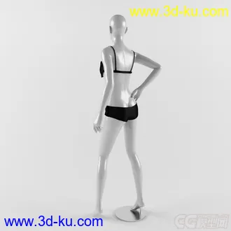 内衣裤的石膏模特模型的图片