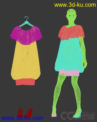 石膏模型穿衣服模型的图片