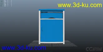 3D打印模型医用床头柜的图片