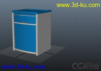 3D打印模型医用床头柜的图片