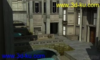 3D打印模型虚拟现实 完整场景的图片