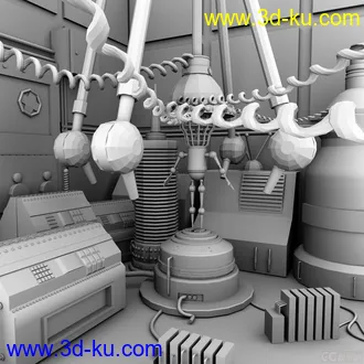 3D打印模型卡通场景的图片