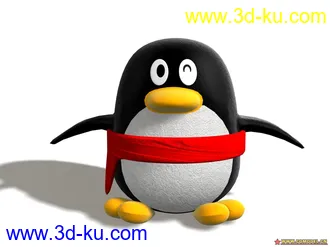 3D打印模型QQ公仔的图片