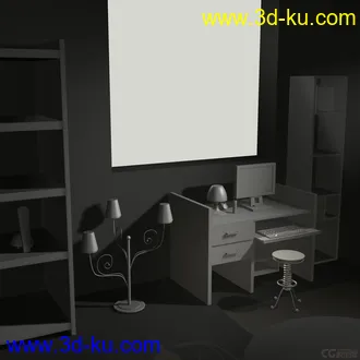 卡通室内模型源文件的图片