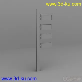 3D打印模型路牌门口的图片