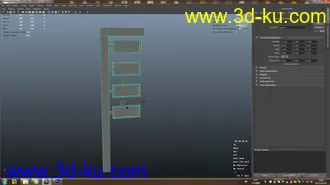 3D打印模型路牌门口的图片