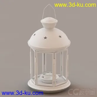 时尚蜡烛灯 模型的图片