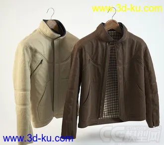 男士夹克衣服模型的图片