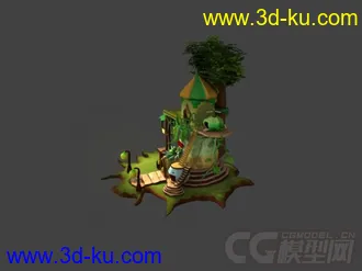 3D打印模型卡通场景的图片
