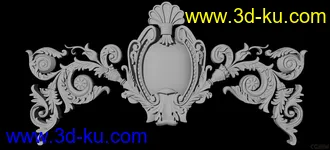 3D打印模型雕花两枚的图片