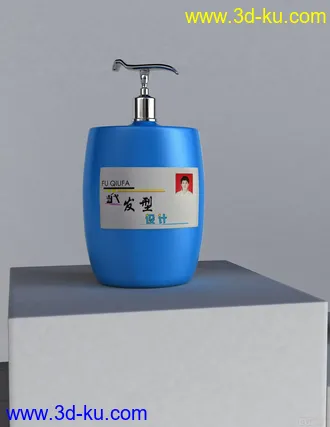 洗发水瓶子模型的图片