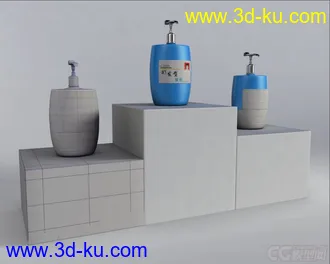 洗发水瓶子模型的图片