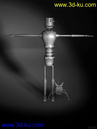 3D打印模型机器人狗狗的图片