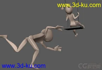 3D打印模型各年龄段人带骨骼绑定 带创意POSE的图片