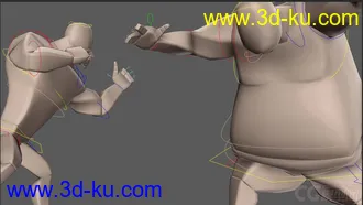 3D打印模型各年龄段人带骨骼绑定 带创意POSE的图片