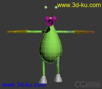 3D打印模型max卡通小角色的图片