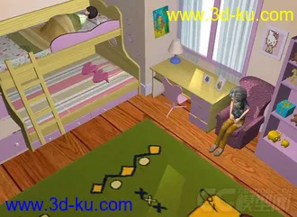 3D打印模型室内场景。求积分。。。。。的图片