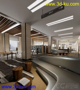 3D打印模型图书馆场景不错的图片