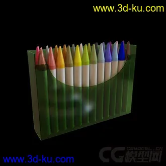 彩色笔模型的图片
