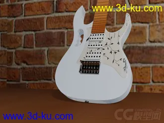 3D打印模型电吉他的图片