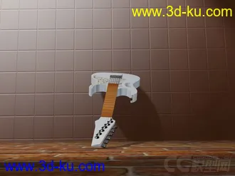 3D打印模型电吉他的图片