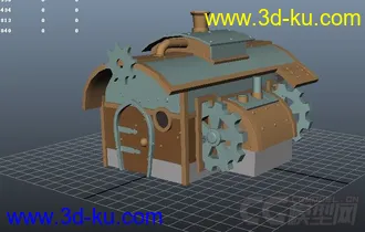 3D打印模型卡通房子的图片