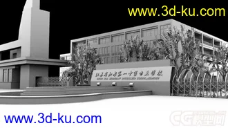 3D打印模型无聊建的学校的场景的图片