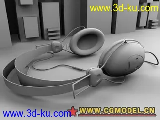 3D打印模型耳机的图片