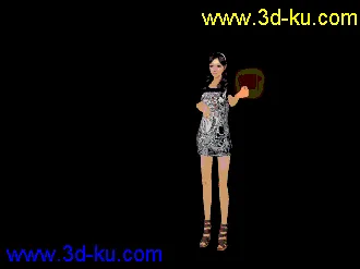 飞翔战士3D模型（max格式，含贴图）的图片