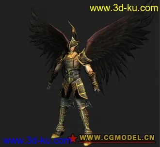 飞翔战士3D模型（max格式，含贴图）的图片
