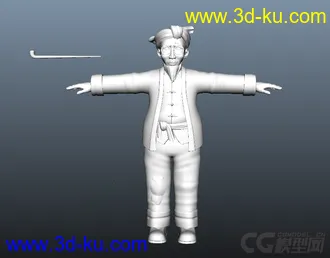 3D打印模型老头的图片