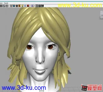 3D打印模型女人头的图片