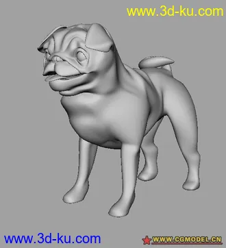 3D打印模型蛮帅的狗的图片